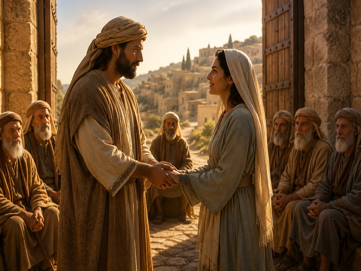 Ruth marries Boaz SM